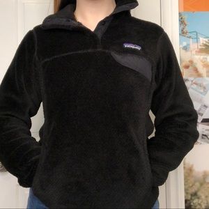 black Patagonia fleece